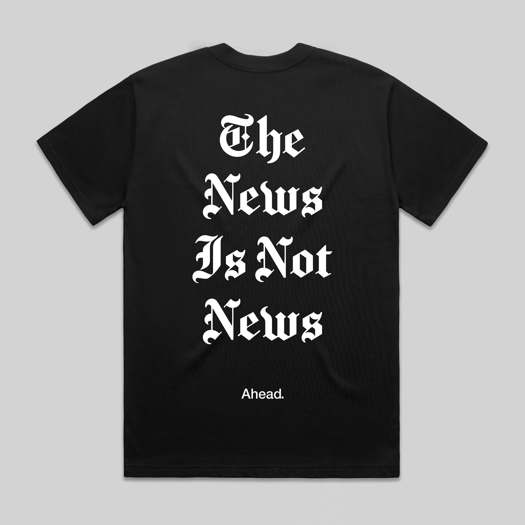 The News Is Not News short sleeve tee shirt.