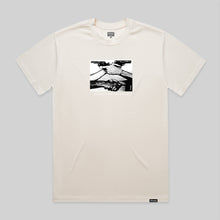 Load image into Gallery viewer, Overly Dedicated heavyweight tee shirt, Ecru
