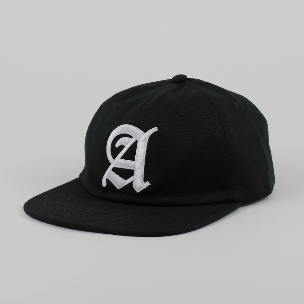 Capital 3 cotton twill cap black