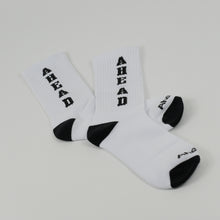 Load image into Gallery viewer, College stack sock, White
